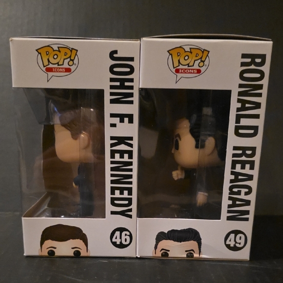 Funko American History Icons Vinyl Figures - John F. Kennedy and Ronald Reagan - Picture 5 of 8